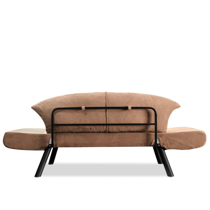 Atelier Del Sofa Genzo - Sofá cama de 2 plazas - Marrón claro Atelier Del Sofa Genzo - Sofá cama de 2 plazas - Marrón claro